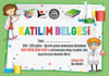 Tübitak Bilim Fuarı Katılım Belgesi BFKB 04
