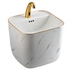 E-251MA Monoblok Lavabo Mermer Desenli Beyaz & Altın