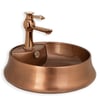 E-4045-4 Tezgah Üstü Porselen Lavabo