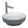 E-W1501MGB Tezgah Üstü Lavabo Mat Gri & Beyaz
