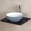 E-W1501MGB Tezgah Üstü Lavabo Mat Gri & Beyaz