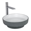 E-W1501MGB Tezgah Üstü Lavabo Mat Gri & Beyaz