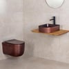 EH-5110C Tezgah Üstü Lavabo Mat Bordo
