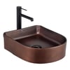 EH-5110C Tezgah Üstü Lavabo Mat Bordo