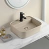 EY-4720MK Mat Cappucino Tezgah Üstü Lavabo 