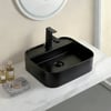 EY-4720MS Mat Siyah Tezgah Üstü Lavabo