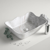 EY-4810M Mermer Desenli Tezgah Üstü Lavabo