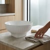 EY-4820 Parlak Beyaz Tezgah Üstü Lavabo