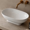 EY-4821 Parlak Beyaz Tezgah Üstü Lavabo