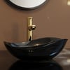 EY-4830S Parlak Siyah Tezgah Üstü Lavabo