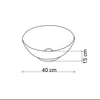 EY-7050 Tezgah Üstü Lavabo 