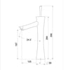 F-623 Rose Gold Lavabo Bataryası