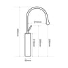 F-812F Fırçalanmış Altın Lavabo Bataryası