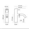 FA-4011M Krom & Mermer Lavabo Bataryası