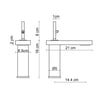 FA-8011 Krom Lavabo Bataryası