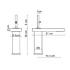 FA-8015 Mat Siyah Lavabo Bataryası