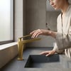 FG-4112 Mat Altın Lavabo Bataryası