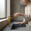 FG-4112 Mat Altın Lavabo Bataryası