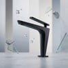 FG-4115 Mat Siyah Lavabo Bataryası
