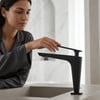 FG-4115 Mat Siyah Lavabo Bataryası