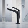 FG-4115 Mat Siyah Lavabo Bataryası