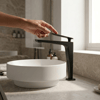 FG-4125 Mat Siyah Yüksek Lavabo Batayası