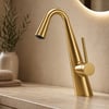 FG-4512 Mat Altın Lavabo Bataryası