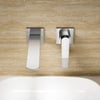 FG-A4101 Parlak Krom Ankastre Lavabo Bataryası