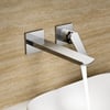 FG-A4101 Parlak Krom Ankastre Lavabo Bataryası