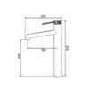 FJ-1025 Yüksek Lavabo Bataryası Mat Siyah