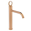 FK-4023 Parlak Rose Yüksek Lavabo Bataryası