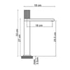 FK-9123 Parlak Altın Rose Lavabo Bataryası