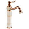 FL-0023 Rose Gold & Mermer Lavabo Bataryası