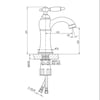 FM-1411 Krom Lavabo Bataryası
