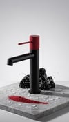 FM-2118 Siyah & Kırmızı Lavabo Bataryası
