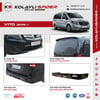 Mercedes Vito Kapı Eşiği 3 Prç Krom 2015 ve Sonrası, Mercedes Vito Kapı Eşiği 3 Prç Krom 2015 ve Sonrası