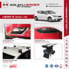 Seat Leon 3 5F Cam Çıtası 8  Prç Krom 2013 ve Sonrası, 