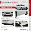 Seat Leon 3 5F Luxury Kapı Eşiği 4 Prç Krom 2013 ve Sonrası, Seat Leon 3 5F Luxury Kapı Eşiği 4 Prç Krom 2013 ve Sonrası