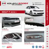 VW Golf 7 Kapı Kolu 4 Kapı Krom 2013 ve Sonrası, 