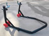 Motosiklet Kaldırma Sehpası (Paddock Stand) siyah V aparat 