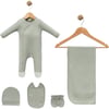 Myroka Battaniyeli Yenidoğan 5'li Tulum Set Mint