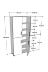 Modular Multi-Purpose Office Cabinet Document Cabinet