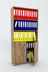 3G Design Modular Three Shelves Two Door Office Cabinet Document and File Cabinet