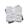 2'li Çok Amaçlı Müslin Bez Happy Dots Gri 70X70
