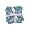 2'li Çok Amaçlı Müslin Bez Happy Dots Mavi 70X70