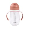 300 ml Şeffaf Pipetli Suluk, Terracotta