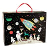 FLOSS & ROCK Ahşap Figürlü Oyun Kutuları/Space