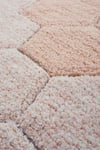 Halı, Round Honeycomb Rose