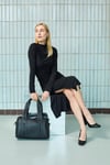 Mommy  Club Bag, Vegan Deri Siyah