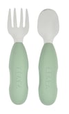 Paslanmaz Çelik Çatal Kaşık Seti, Sage green
